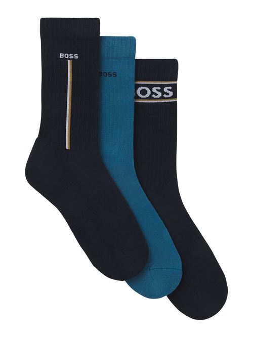 Calza corta giftbox 3pz. Hugo Boss | 50547916960